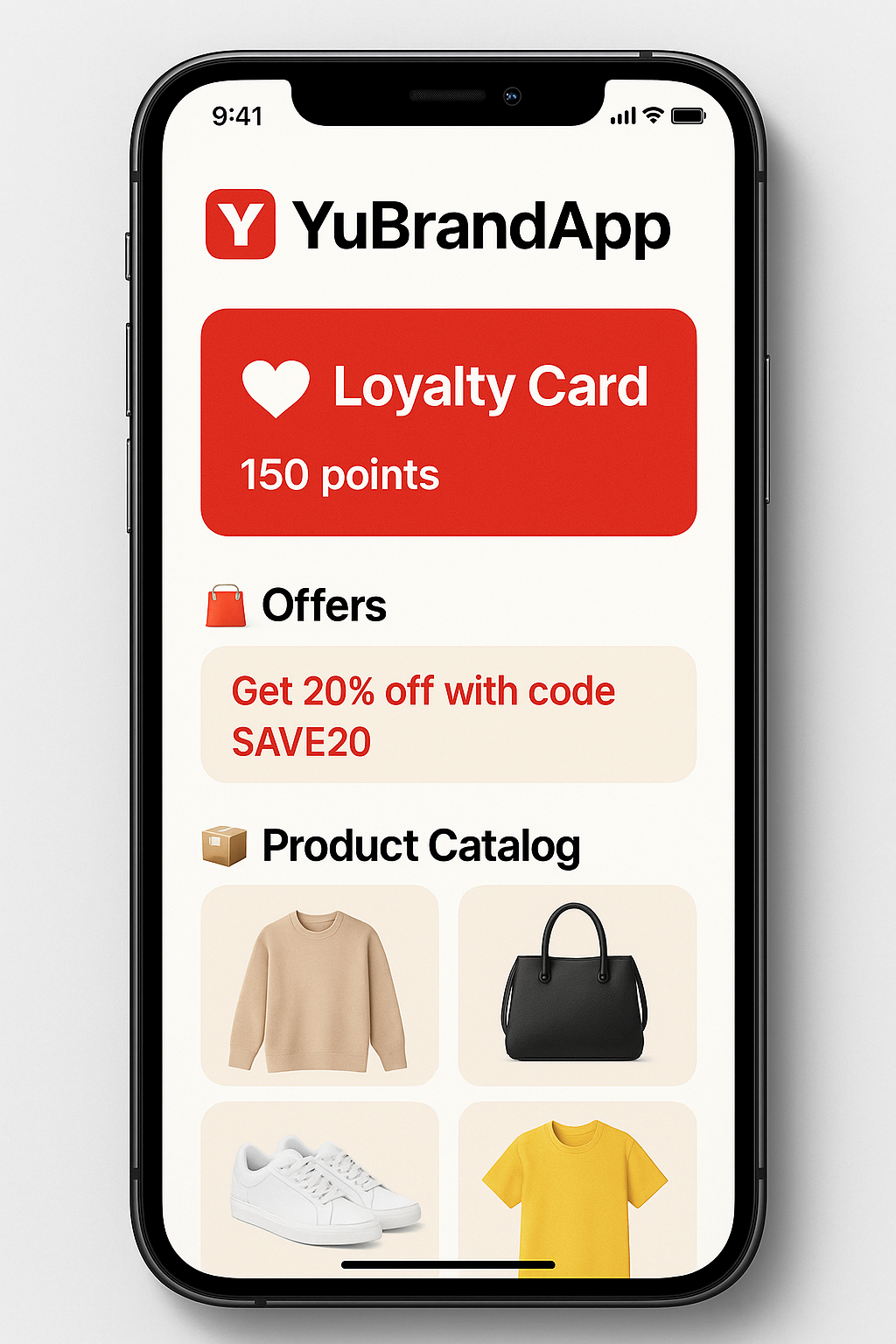 YuBrandApp preview